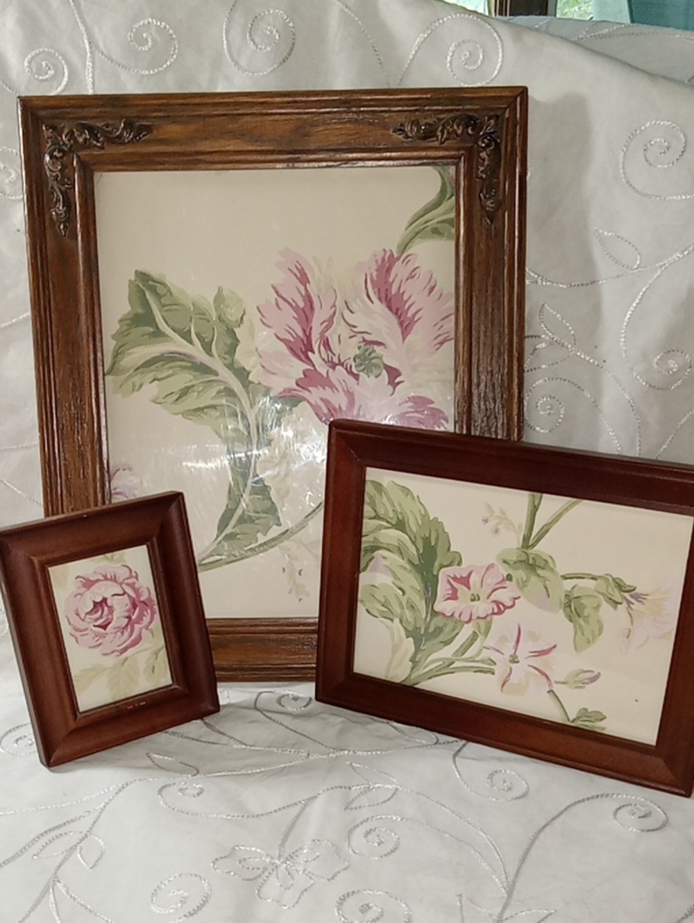 3 Very  Pretty Solid Wood Frames